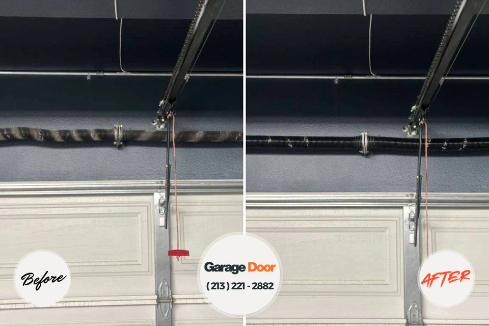 Before and after: garage door repair near me Jamestown